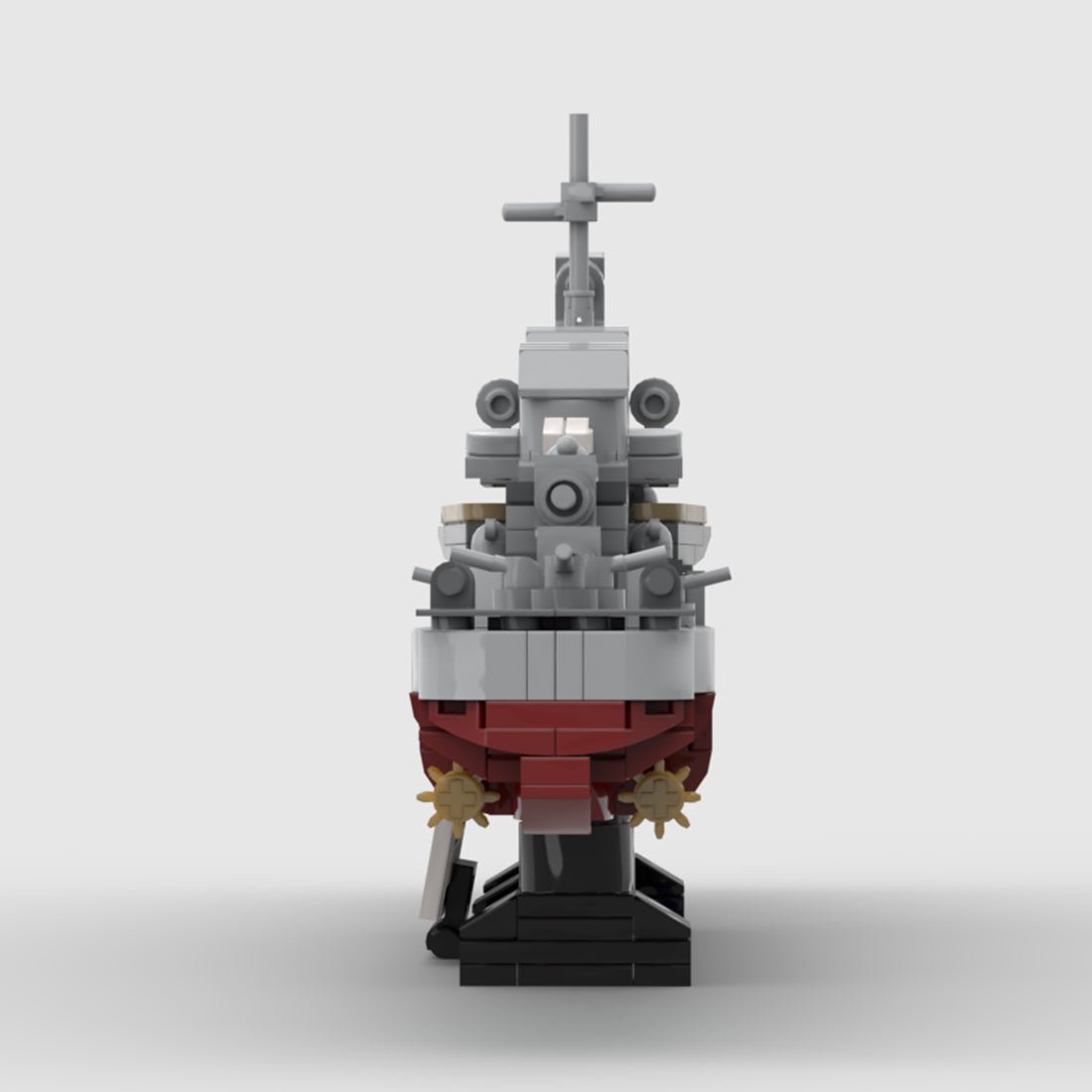 Zerstörer der Johnston - Klasse DD - 557 im Maßstab 1:300 klemmbausteine - LesDiy - Klemmbausteine