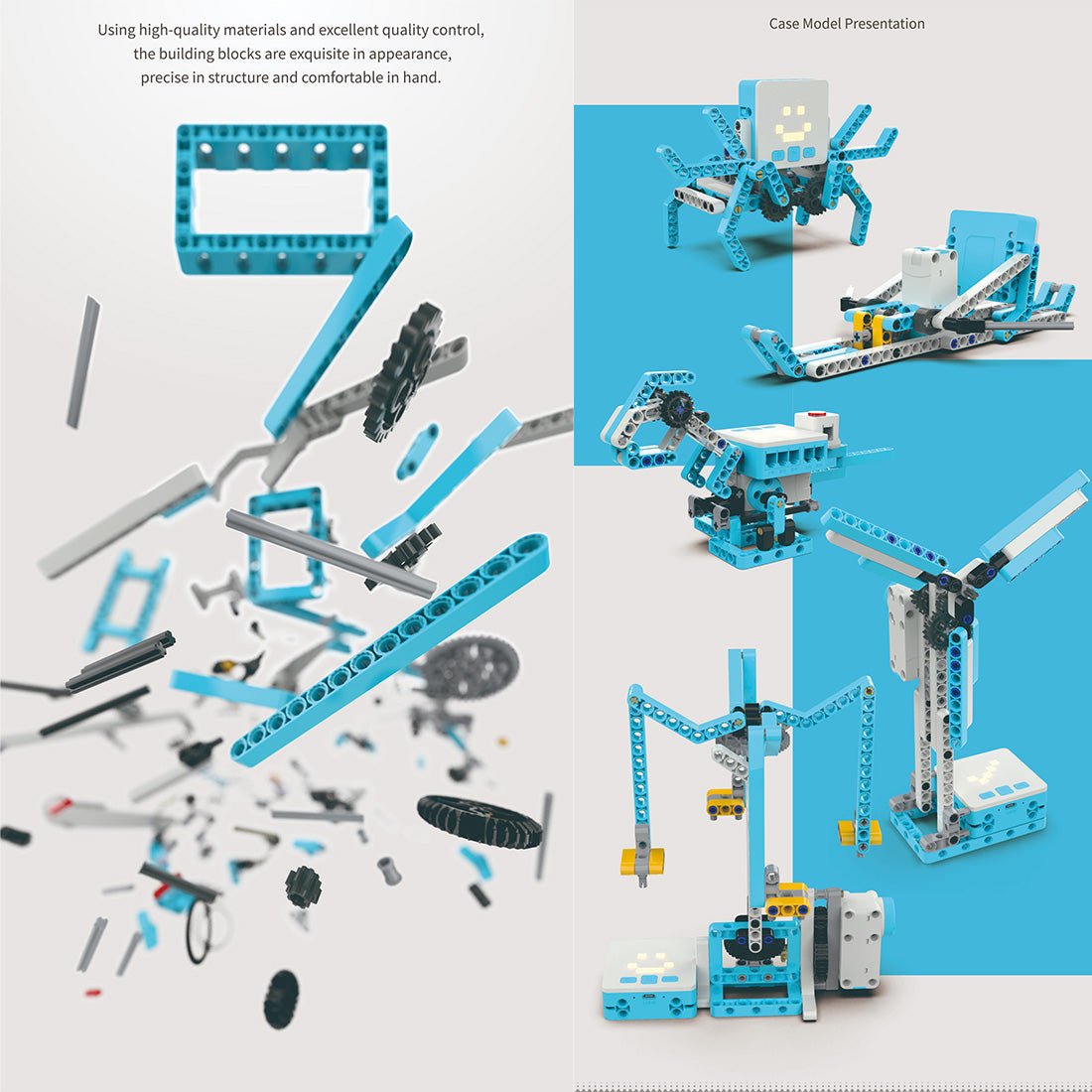 ZMROBO Roboter Alpha - Set A Klemmbausteine - LesDiy -