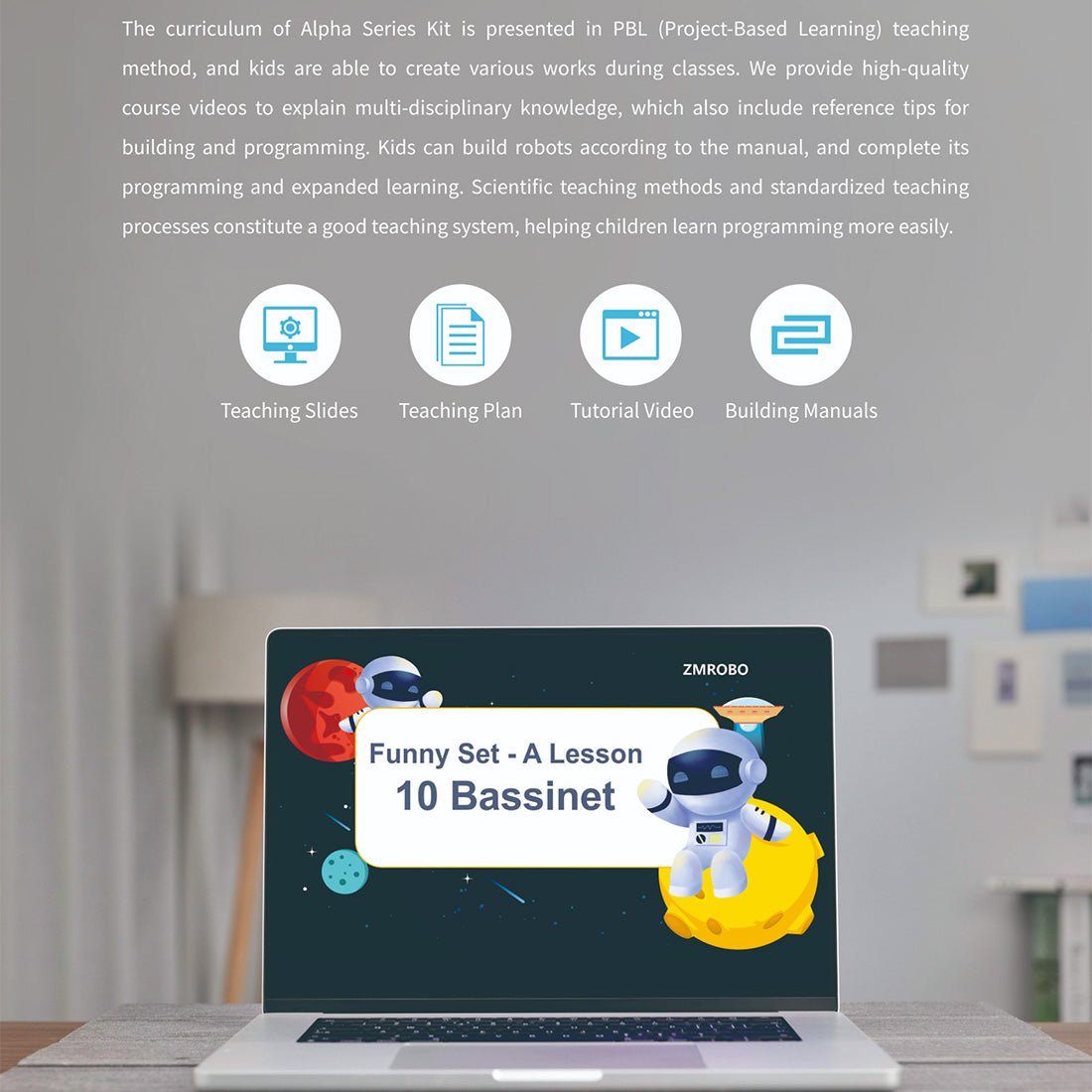 ZMROBO Roboter Alpha - Set A Klemmbausteine - LesDiy -