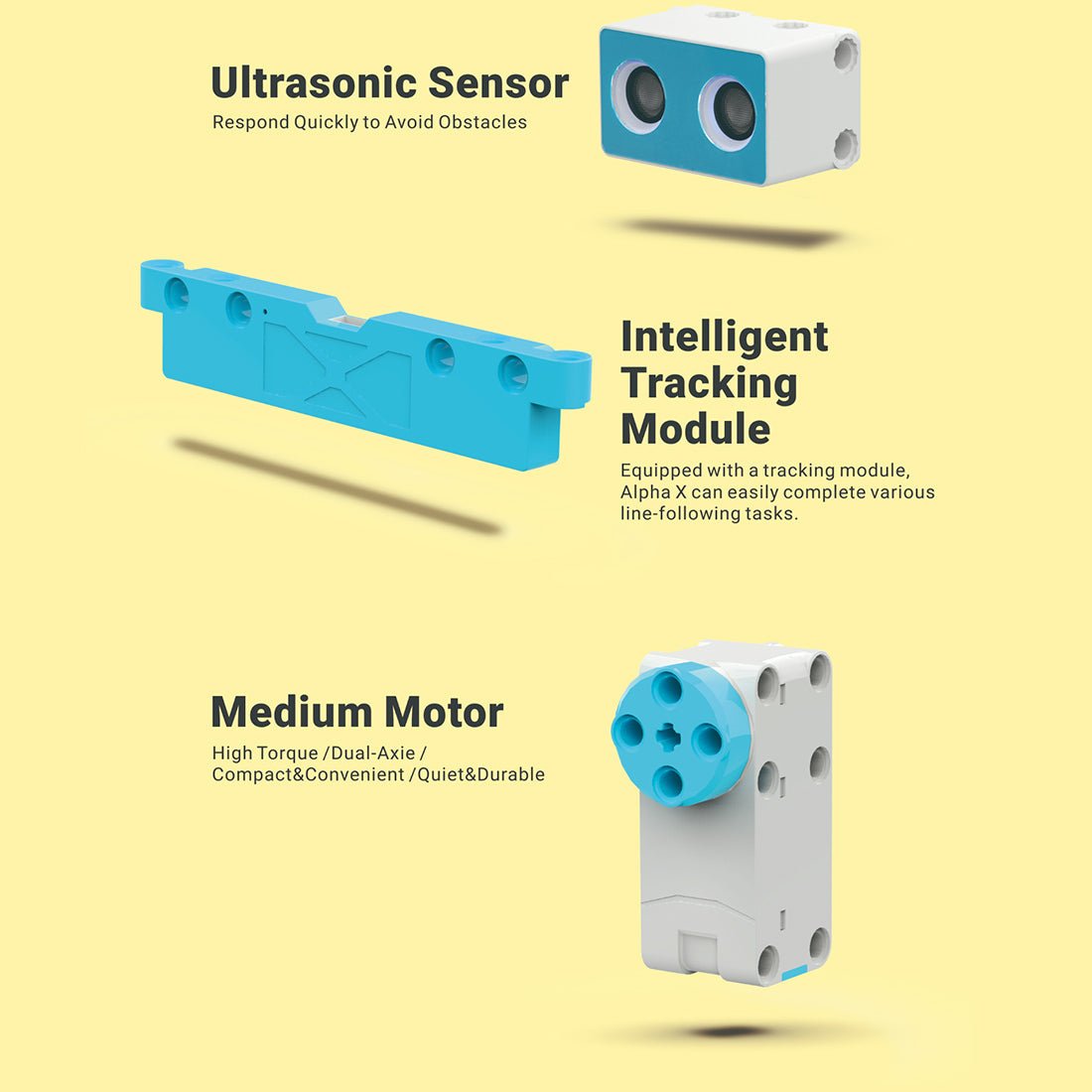 ZMROBO Roboter Alpha - X Klemmbausteine - LesDiy -