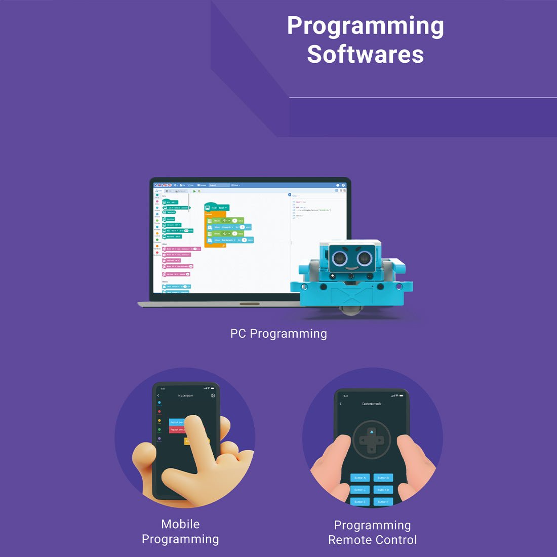 ZMROBO Roboter Alpha - X Klemmbausteine - LesDiy -