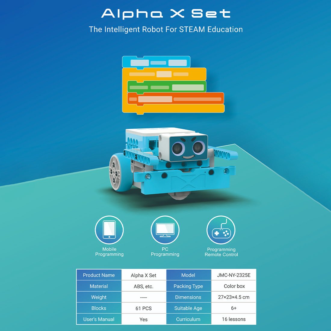 ZMROBO Roboter Alpha - X Klemmbausteine - LesDiy -