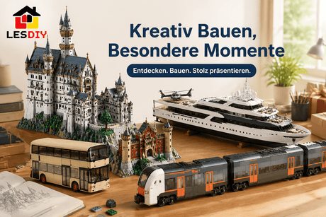 Geschenke zur Einschulung | Kreative Klemmbausteine & MOC Modelle - LesDiy