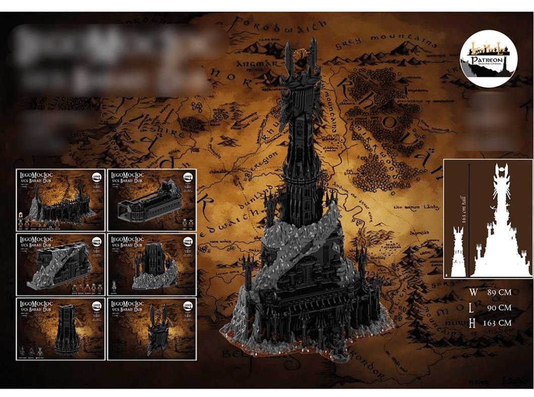 Warum dieses 17.693-teilige Barad-dûr MOC das ultimative Geschenk für „Der Herr der Ringe“-Fans ist - LesDiy