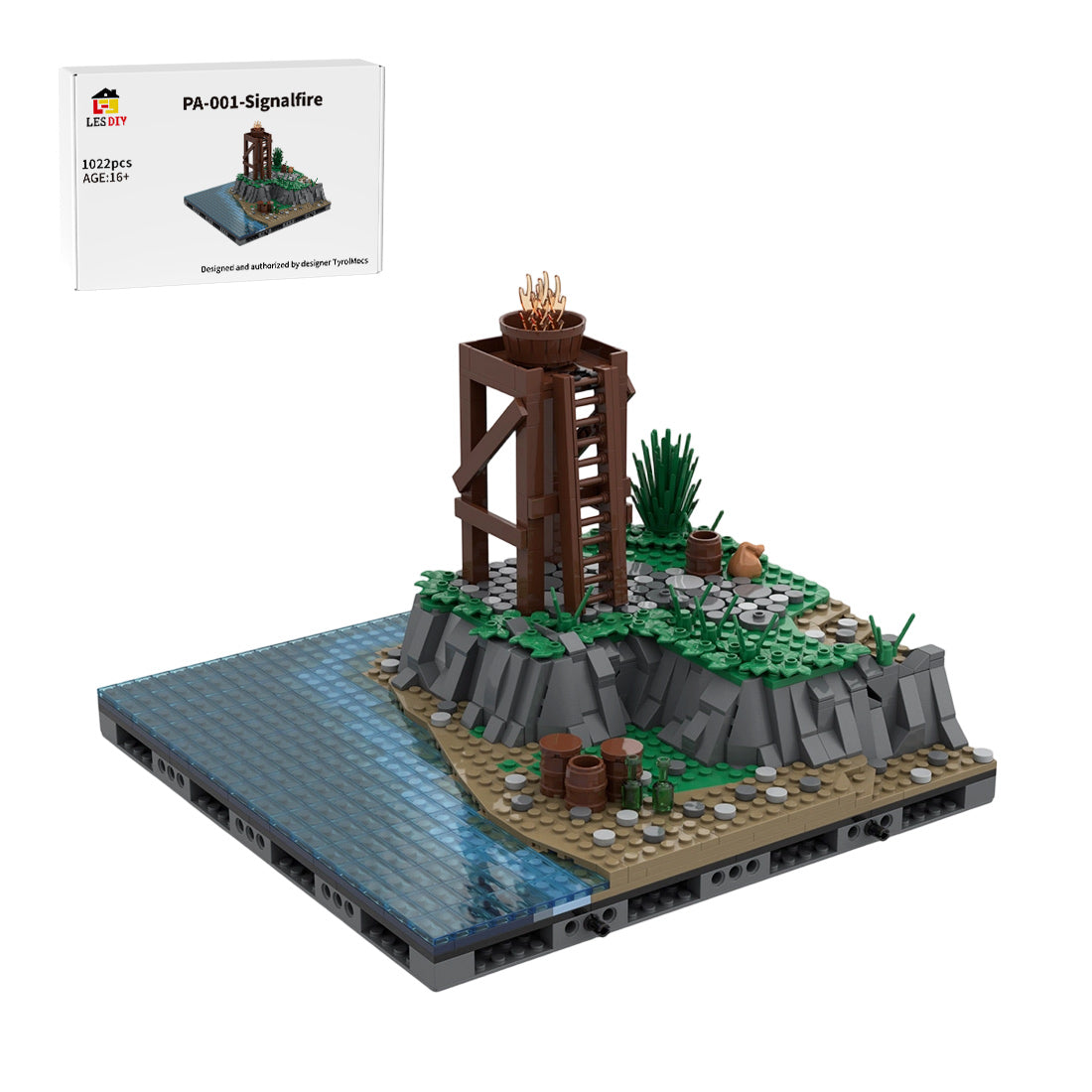 Medieval Pirate Tower PA-001 Klemmbausteine