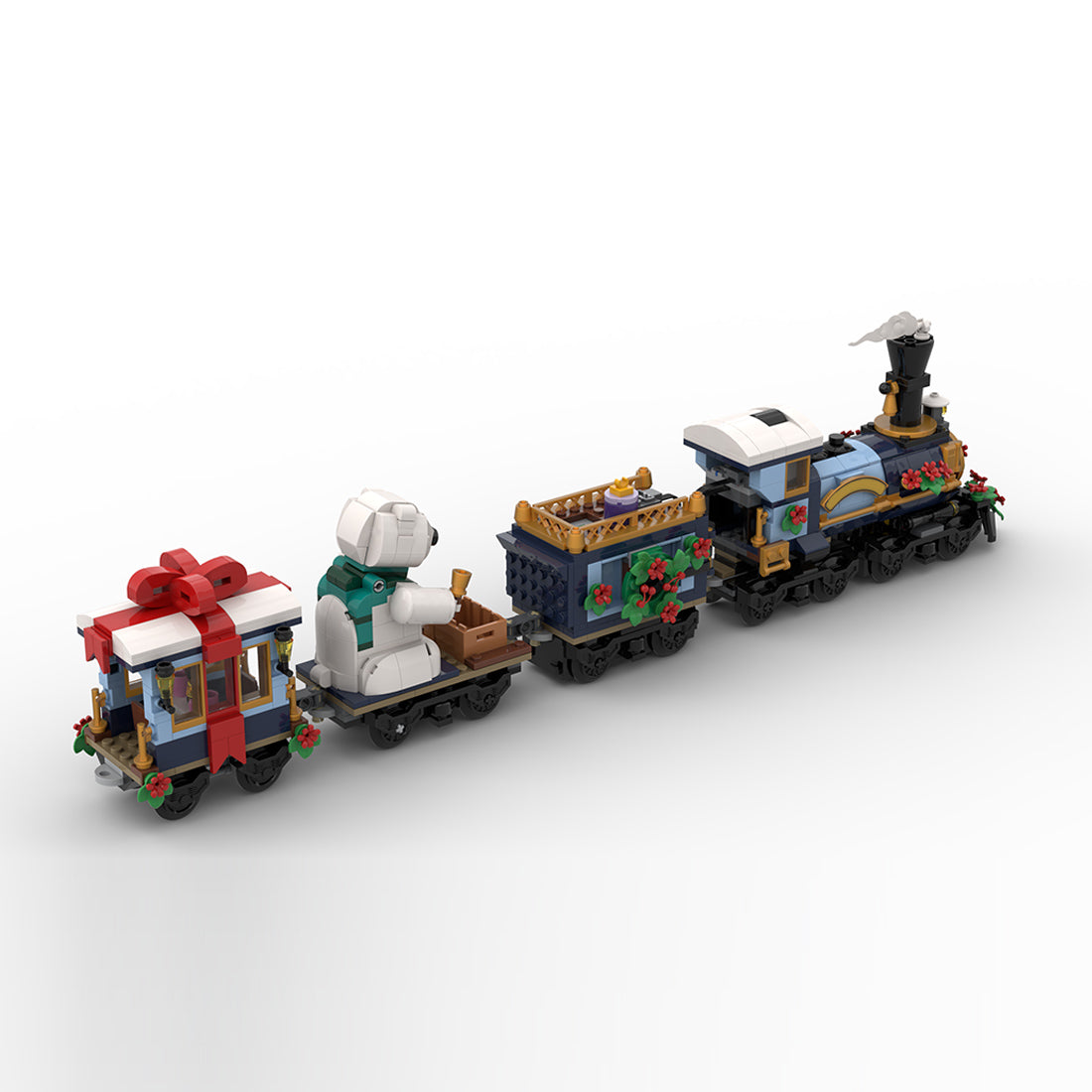 MOC-249783 Holiday Express Train Klemmbausteine