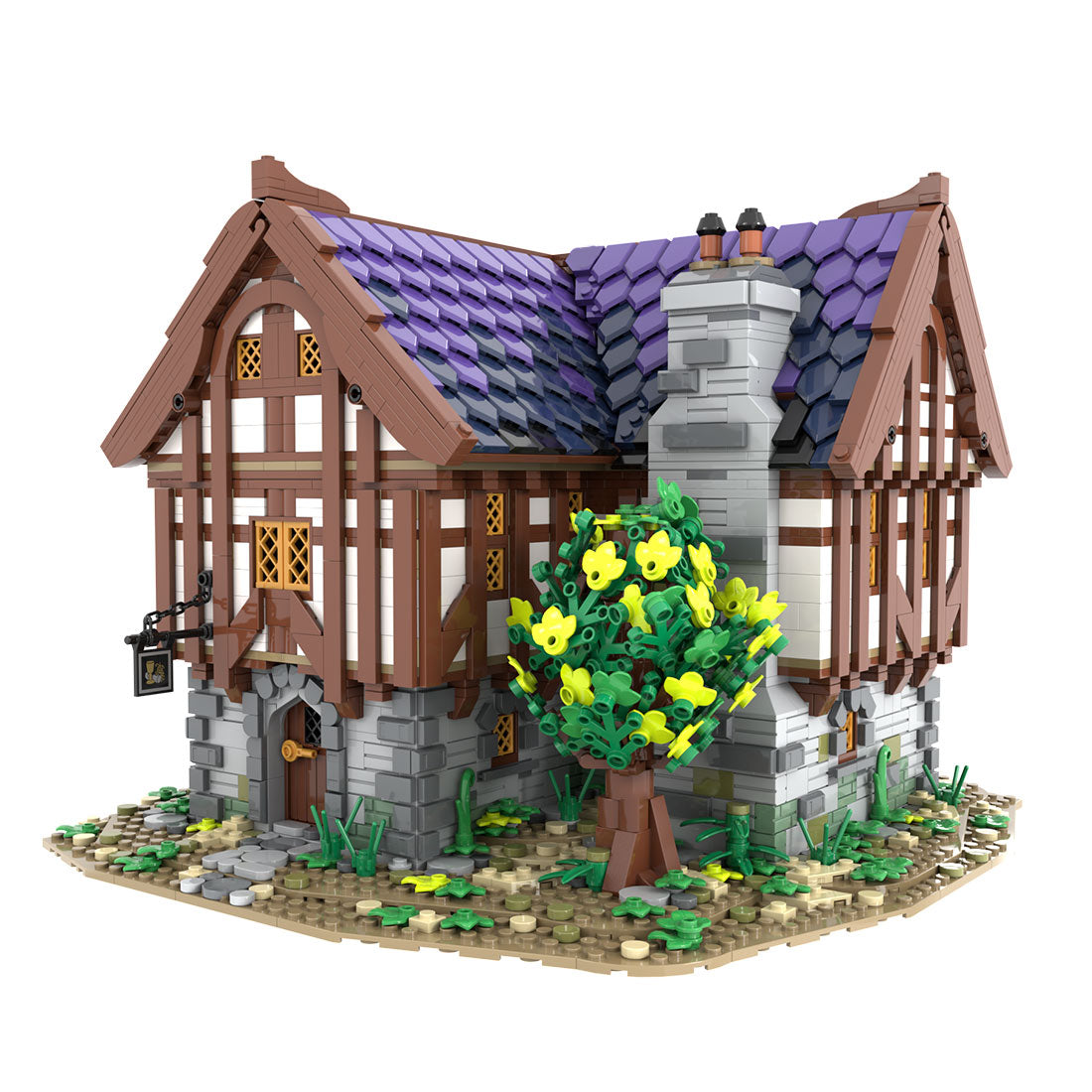 MOC-202047 Medieval tavern & inn Klemmbausteine