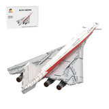 B2707-200 TWA Überschall-Passagierflugzeug 1:80 Klemmbausteine