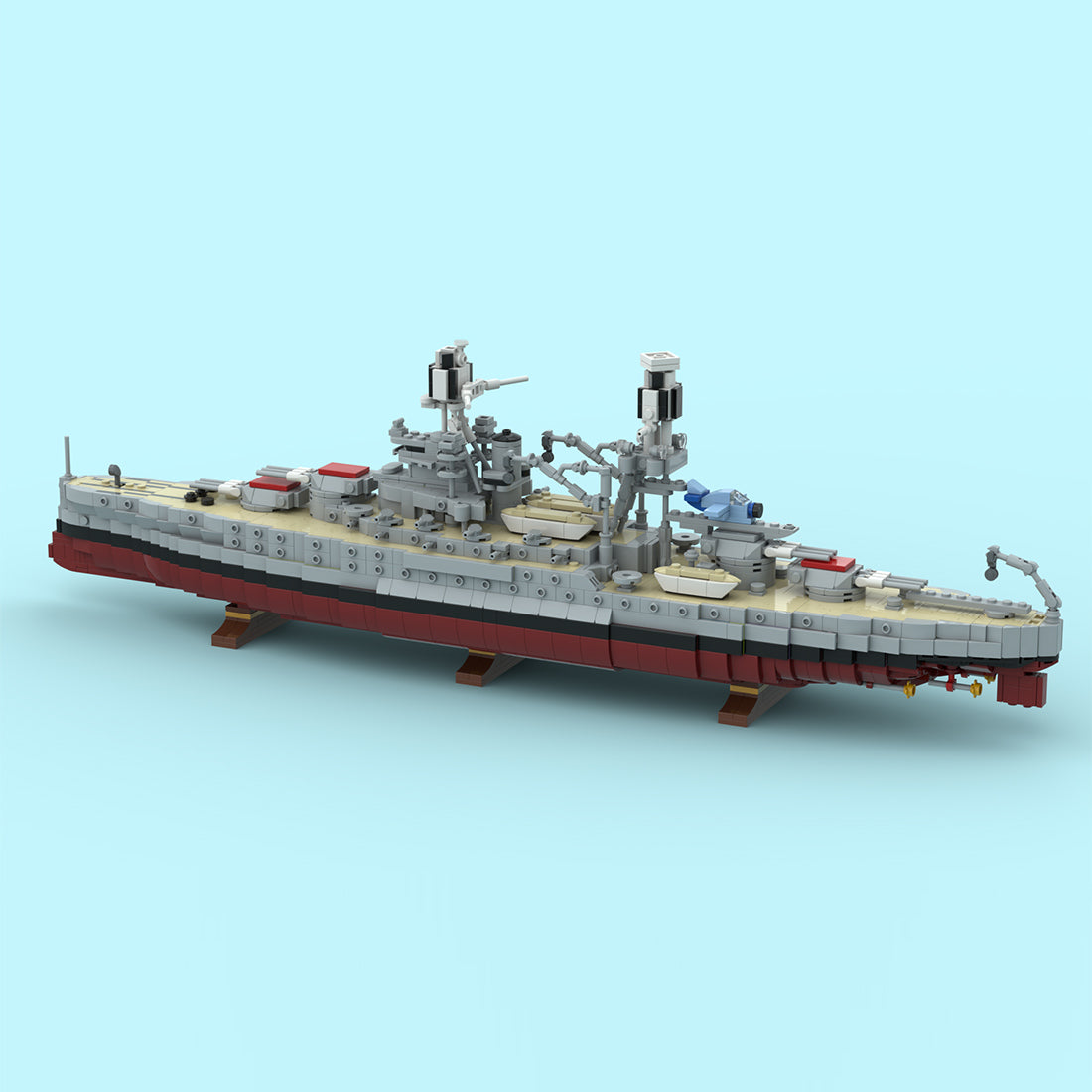 MOC-275741 USS Arizona Klemmbausteine