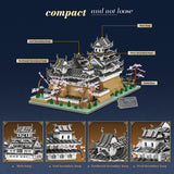 1/127 Scale Japanese White Castle Landmark Klemmbausteine - LesDiy - Klemmbausteine