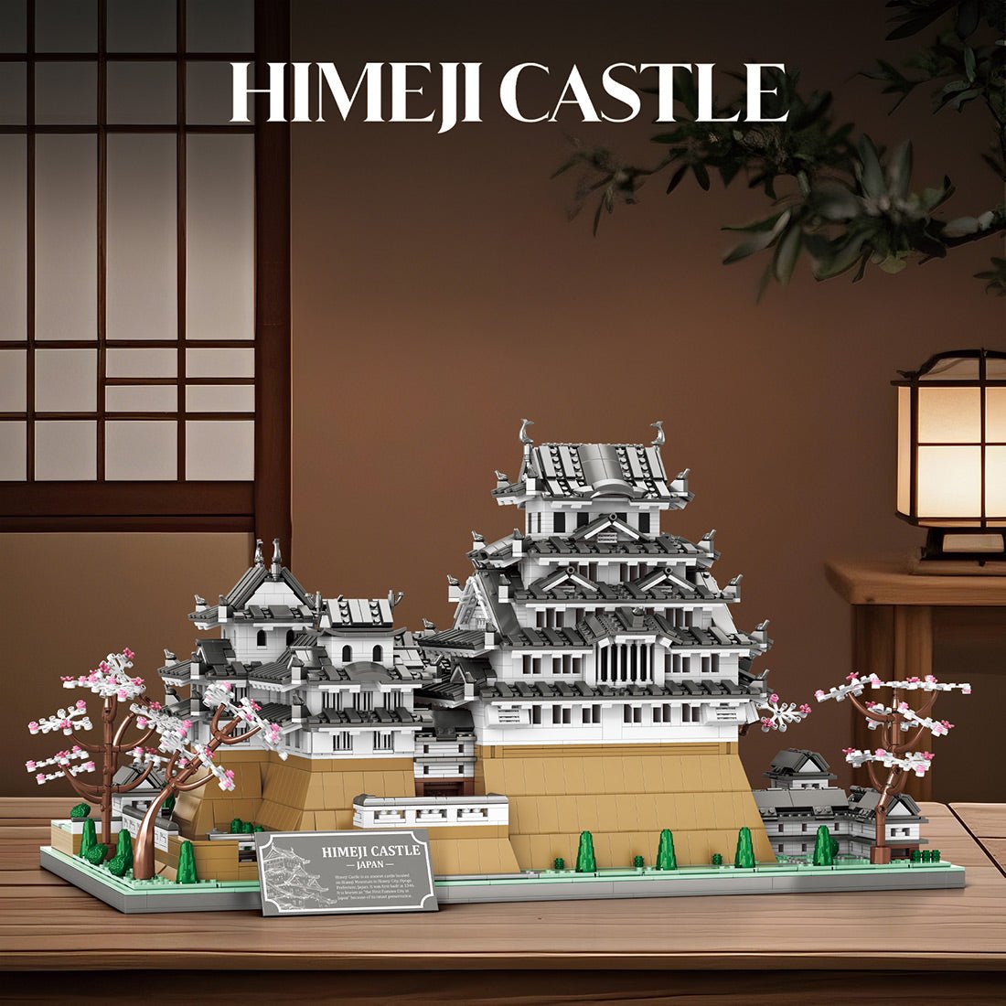 1/127 Scale Japanese White Castle Landmark Klemmbausteine - LesDiy - Klemmbausteine