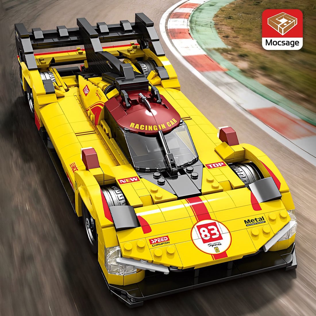 1/15 Scale Race - winning Car Klemmbausteine - LesDiy - Klemmbausteine