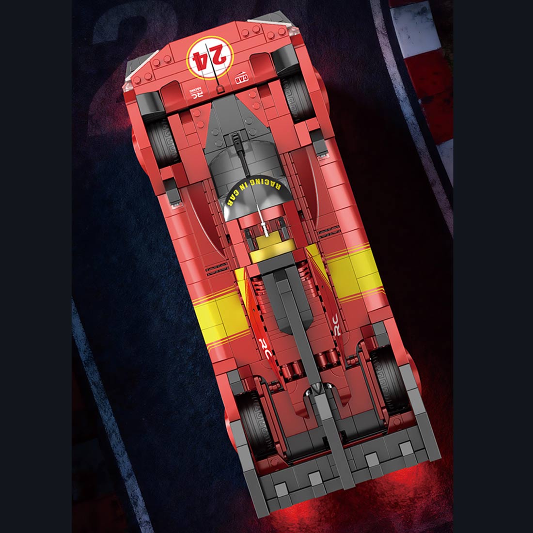 1/15 Scale Race - winning Car Klemmbausteine - LesDiy - Klemmbausteine