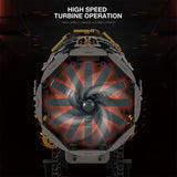 1/17 Scale Simulated Turbofan Engine Klemmbausteine - LesDiy - Klemmbausteine