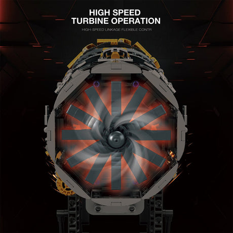 1/17 Scale Simulated Turbofan Engine Klemmbausteine - LesDiy - Klemmbausteine