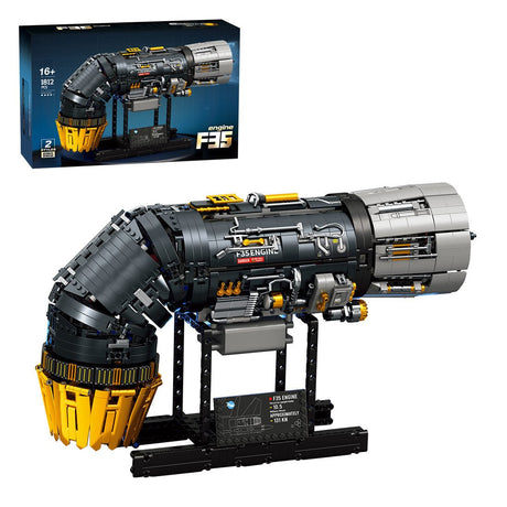 1/17 Scale Simulated Turbofan Engine Klemmbausteine - LesDiy - Klemmbausteine