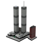 1/2000 World Trade Center (1973-2001) Klemmbausteine-Klemmbausteine-LesDiy-LesDiy