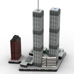 1/2000 World Trade Center (1973-2001) Klemmbausteine-Klemmbausteine-LesDiy-LesDiy