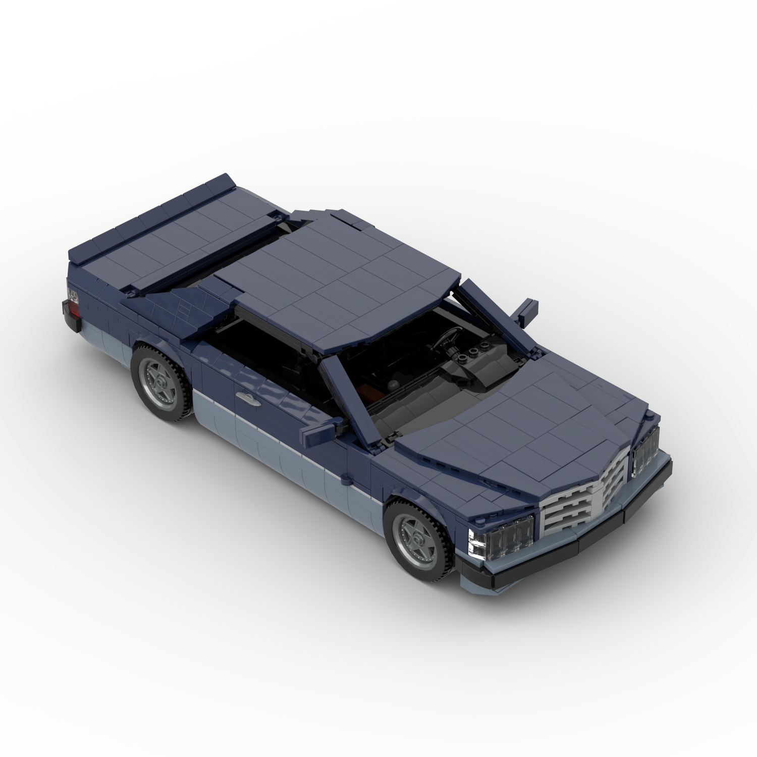 Deutsches Grand-Touring-Coupé der 1980er Jahre Klemmbausteine(GoBricks)