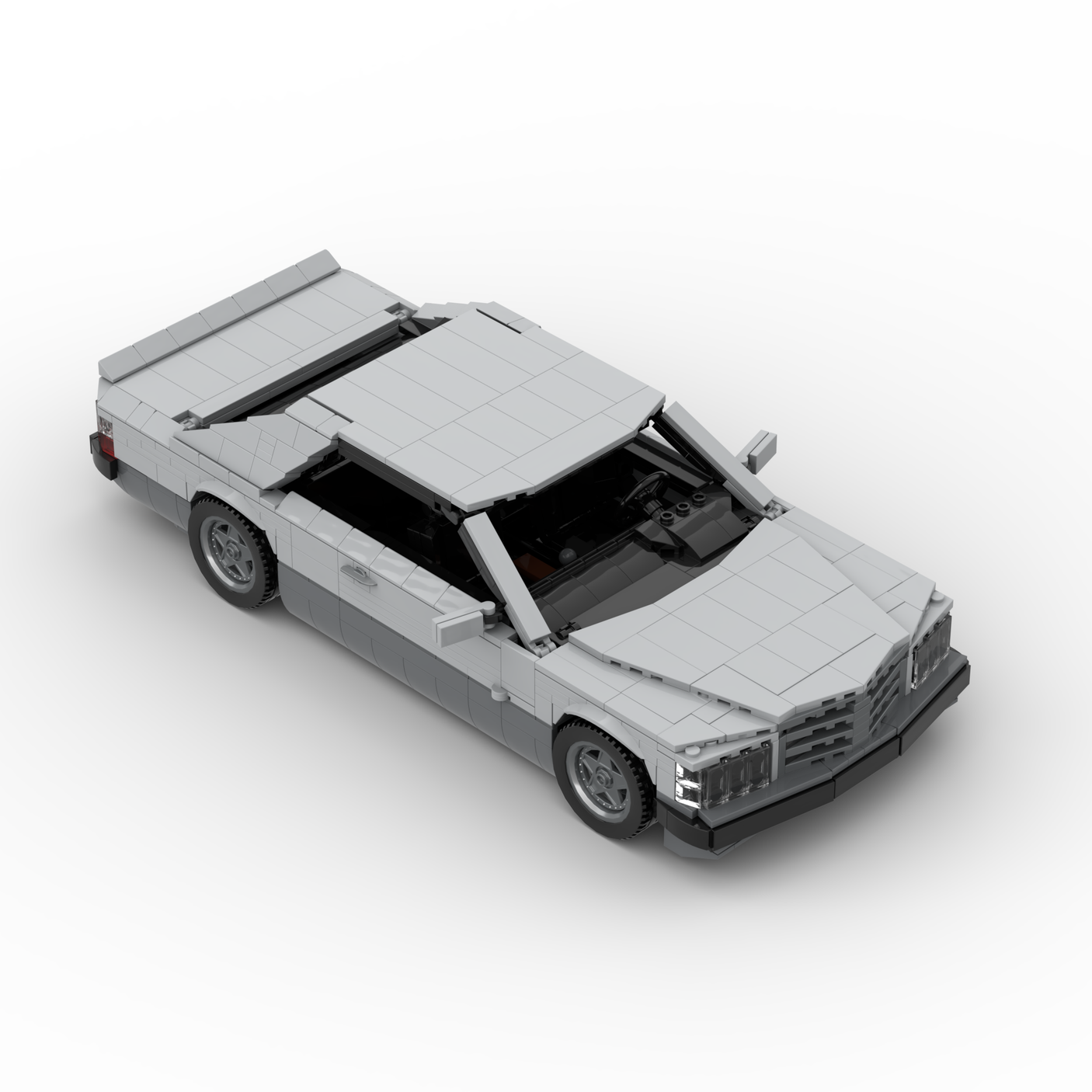 Deutsches Grand-Touring-Coupé der 1980er Jahre Klemmbausteine(GoBricks)