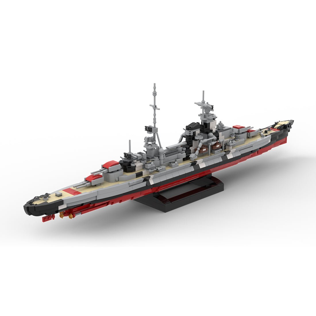 1/300 Admiral Hipper Class Heavy Cruiser Prinz Eugen Klemmbausteine - LesDiy - Klemmbausteine