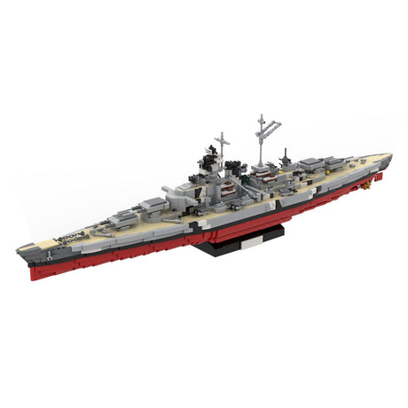 1/300 Bismarck - Class Battleship Klemmbausteine - LesDiy - Klemmbausteine