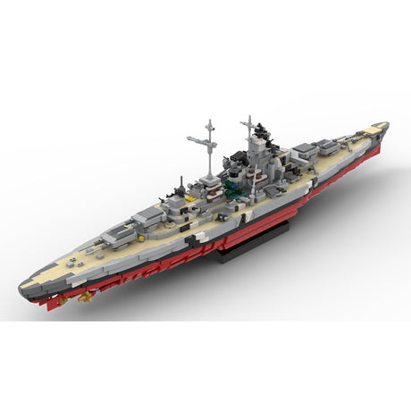 1/300 Bismarck - Class Battleship Klemmbausteine - LesDiy - Klemmbausteine