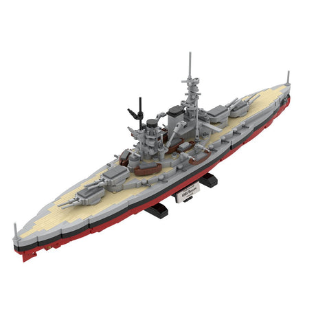 1/300 Scale German Imperial Navy Bayern - class Battleship Klemmbausteine - LesDiy - Klemmbausteine