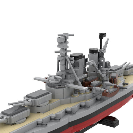 1/300 Scale German Imperial Navy Bayern - class Battleship Klemmbausteine - LesDiy - Klemmbausteine