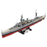 1/300 Scale Light Cruiser Klemmbausteine - LesDiy - Klemmbausteine