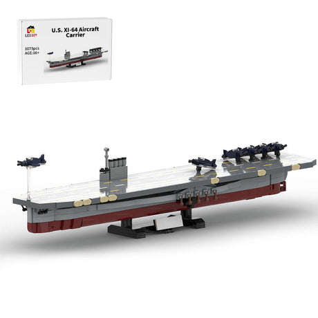 1/300 Scale U.S. XI - 64 Aircraft Carrier Module Military klemmbausteine - LesDiy - Klemmbausteine
