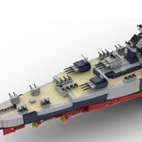1/300 Scale WWII French Battleship Richelieu Klemmbausteine - LesDiy - Klemmbausteine