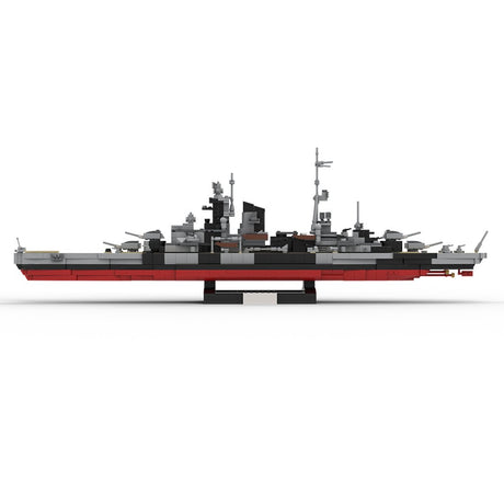 1/300 Scale WWII German Admiral Hipper Cruiser Klemmbausteine - LesDiy - Klemmbausteine