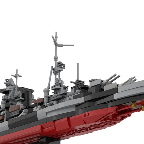 1/300 Scale WWII German Admiral Hipper Cruiser Klemmbausteine - LesDiy - Klemmbausteine
