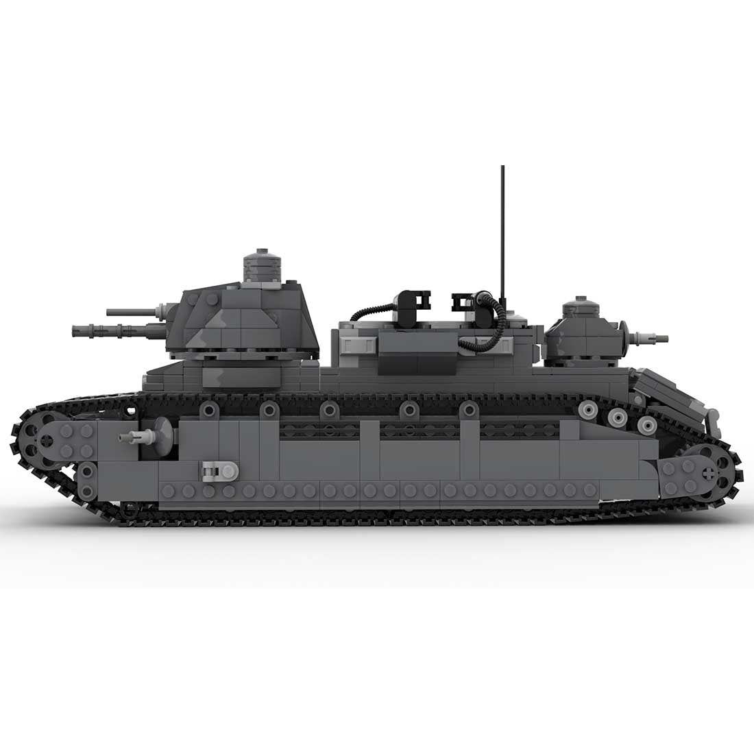 1/35 Char 2C Französischer schwerer Panzer Klemmbausteine - LesDiy - Klemmbausteine
