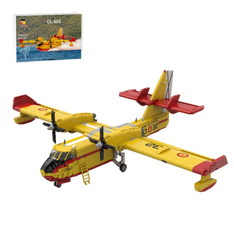 1/35 Scale Amphibious Firefighting Aircraft CL - 415 Klemmbausteine - LesDiy - Klemmbausteine