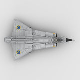 1/35 Scale Swedish J35D fighter Klemmbausteine - LesDiy - Klemmbausteine