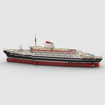 1/400 MOC-71804 Andrea Doria Bausteine Schiff Klemmbausteine-Klemmbausteine-LesDiy-LesDiy