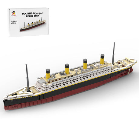 1/400 MOC - 57717 UCC RMS Olympia - Kreuzfahrtschiff Klemmbausteine - LesDiy - Klemmbausteine