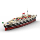 1/400 MOC - 71804 Andrea Doria Bausteine Schiff Klemmbausteine - LesDiy - Klemmbausteine