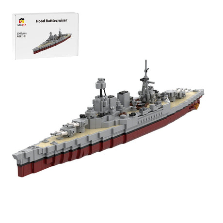 1/485 Scale WWII British Hood Battlecruiser Klemmbausteine - LesDiy - Klemmbausteine