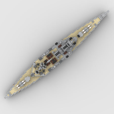 1/485 Scale WWII British Hood Battlecruiser Klemmbausteine - LesDiy - Klemmbausteine