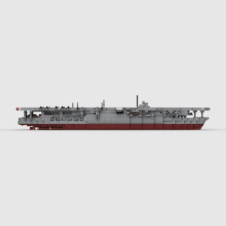 1/485 Scale WWII Japanese Navy Aircraft Carrier Kaga Klemmbausteine - LesDiy - Klemmbausteine