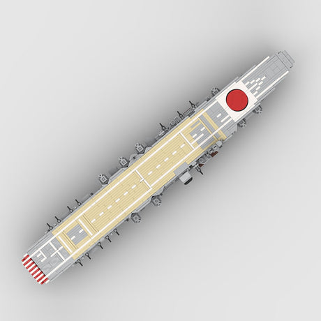 1/485 Scale WWII Japanese Navy Aircraft Carrier Kaga Klemmbausteine - LesDiy - Klemmbausteine