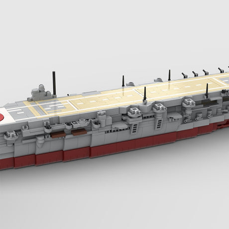 1/485 Scale WWII Japanese Navy Aircraft Carrier Kaga Klemmbausteine - LesDiy - Klemmbausteine