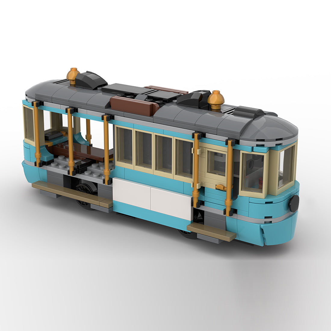 MOC-267158 Classic Beach Tram Klemmbausteine