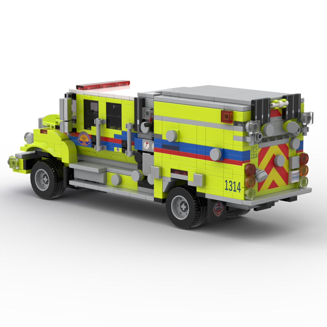 MOC-250511 2020 BME Intl. Typ III Cal OES Waldbrandlöschfahrzeug Klemmbausteine