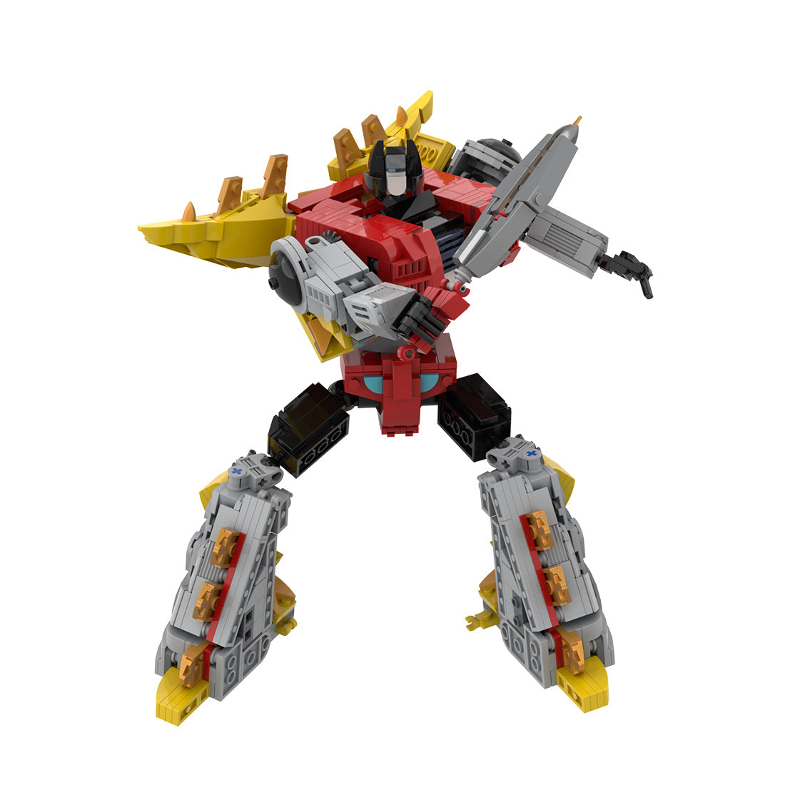 Dinobot Snarl Transformierender Stegosaurus Mecha Klemmbausteine