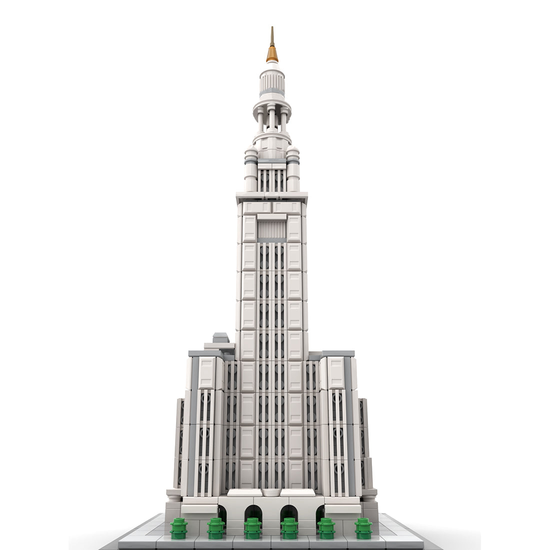 MOC-254906 Terminal Tower 1:800 Scale Klemmbausteine