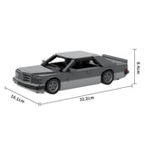 Deutsches Grand-Touring-Coupé der 1980er Jahre Klemmbausteine